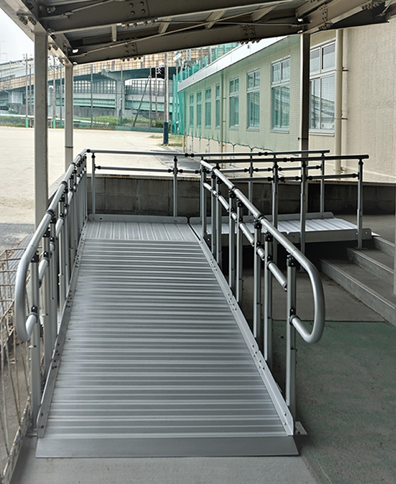 常州路达曼RS900组合坡道室外梯板应用(图6)